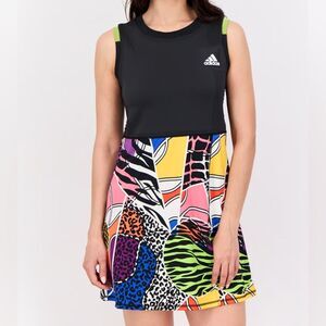 Adidas x Rich Mnisi Women's Primeknit Tennis Mini Dress Black S